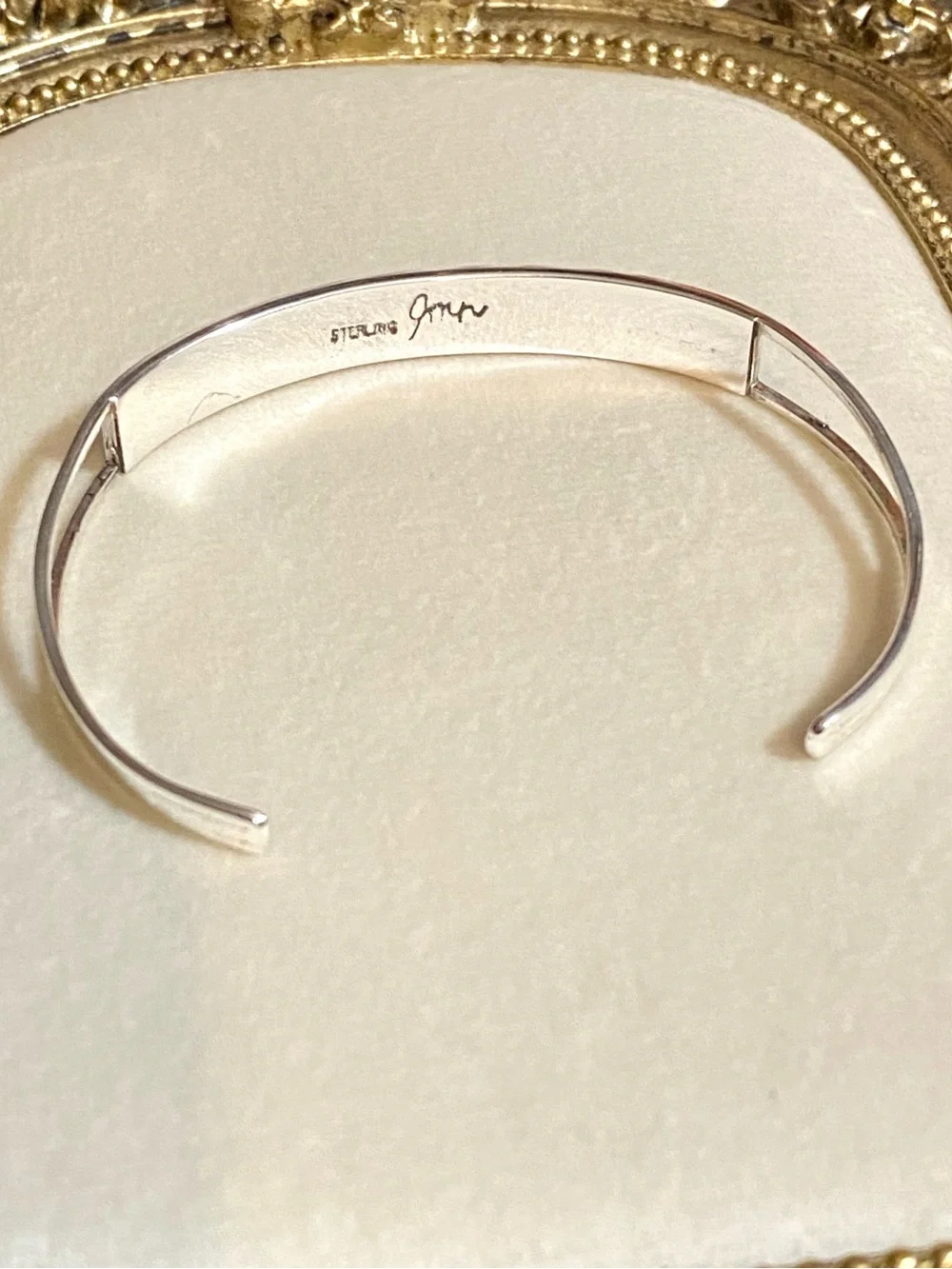 Sterling Silver Sleeping Beauty Turquoise Inlay Cuff Bracelet